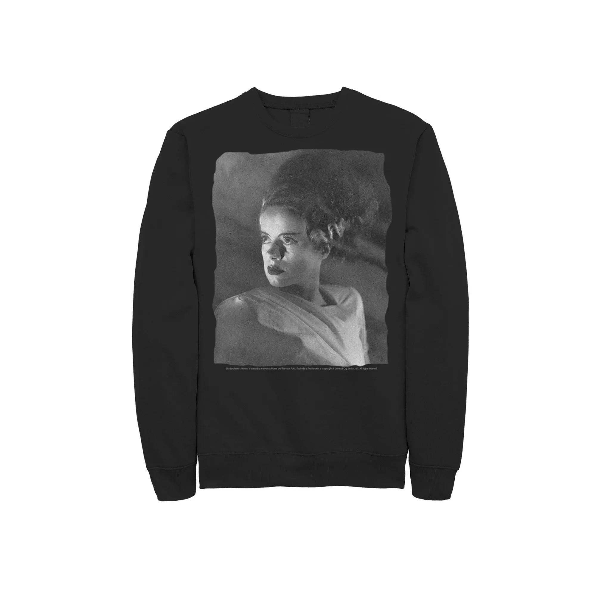 Men's Universal Monsters Bride Of Frankenstein Classic Portrait Sweatshirt,  Product Image