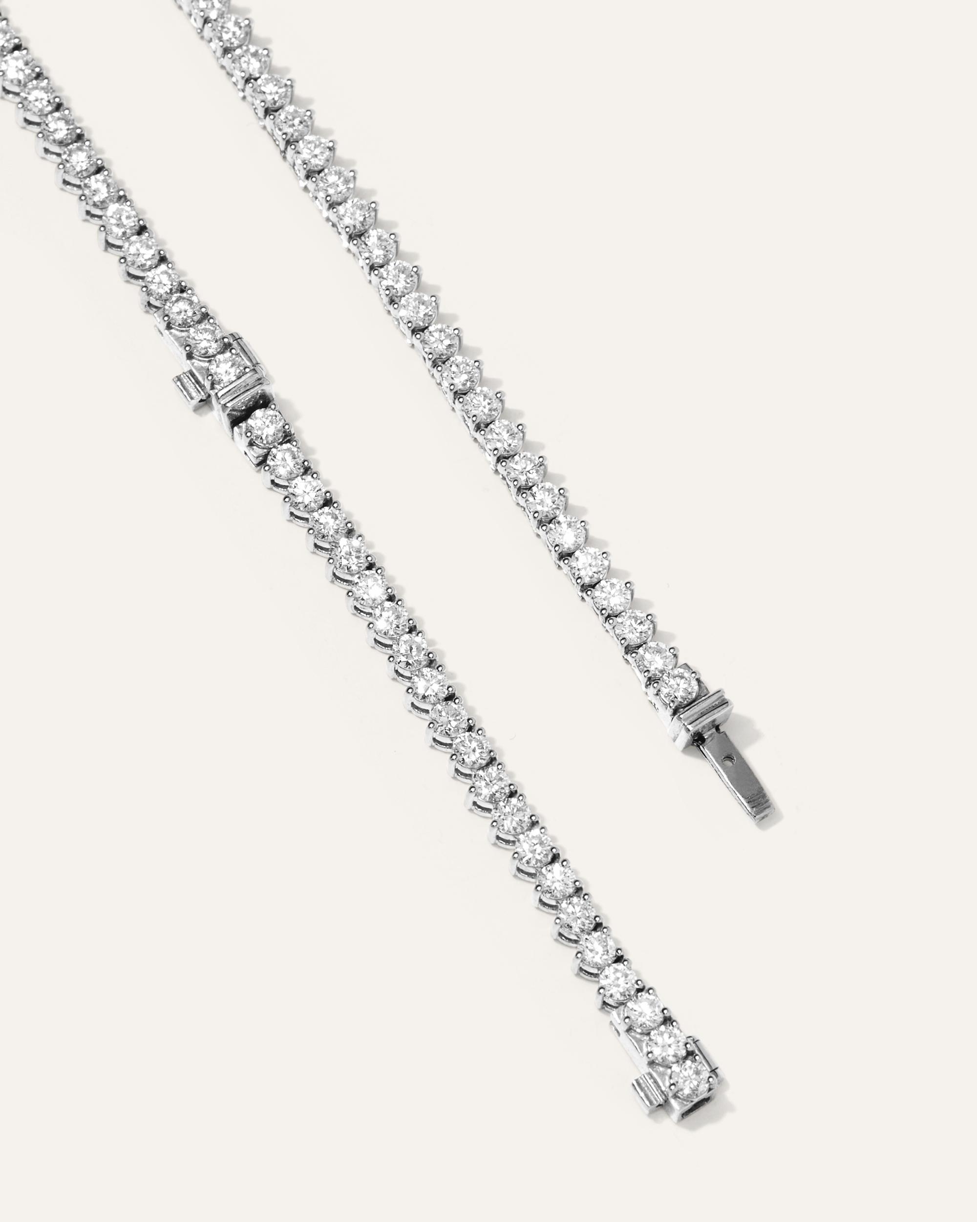 Quince | Women's 14K Gold Lab Grown Diamond Graduated Tennis Necklace Product Image