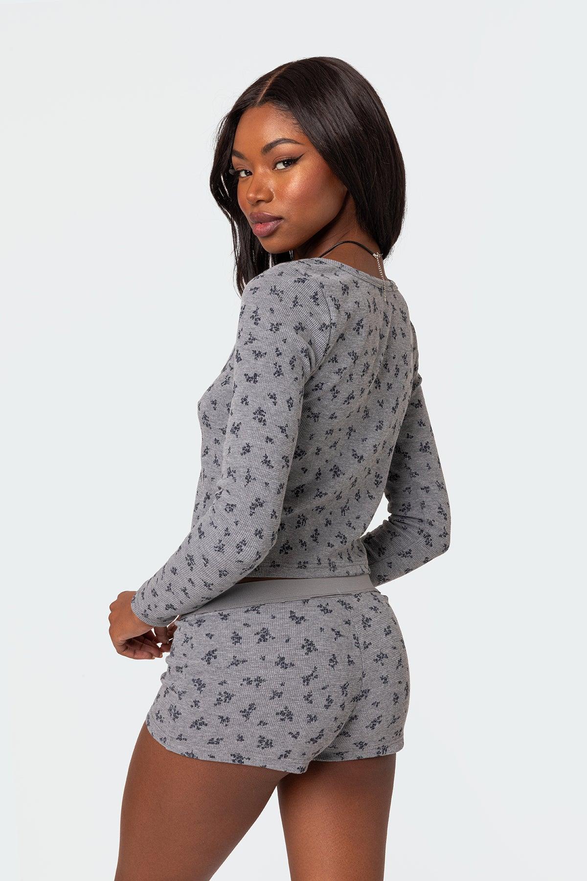 Lavender Waffle Top Product Image