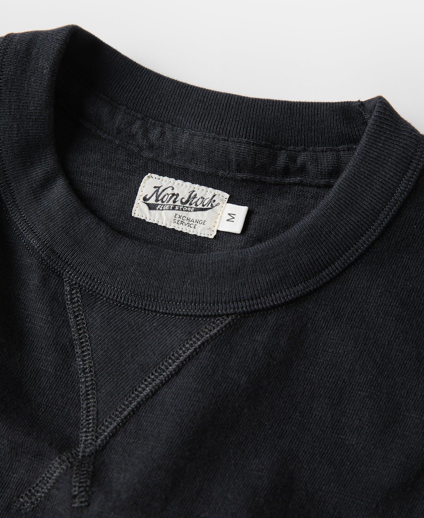 10.5 oz Cotton Tubular Gusset T-Shirt - Black Product Image