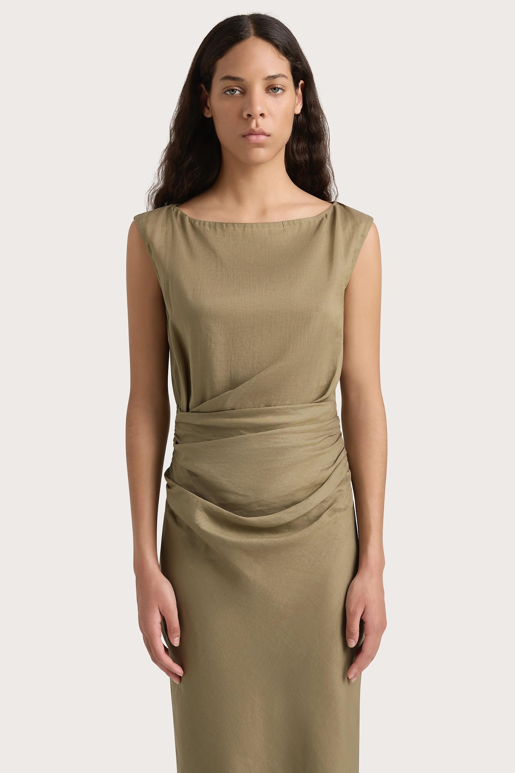 Adelia Maxi Dress Khaki - Final Sale Product Image