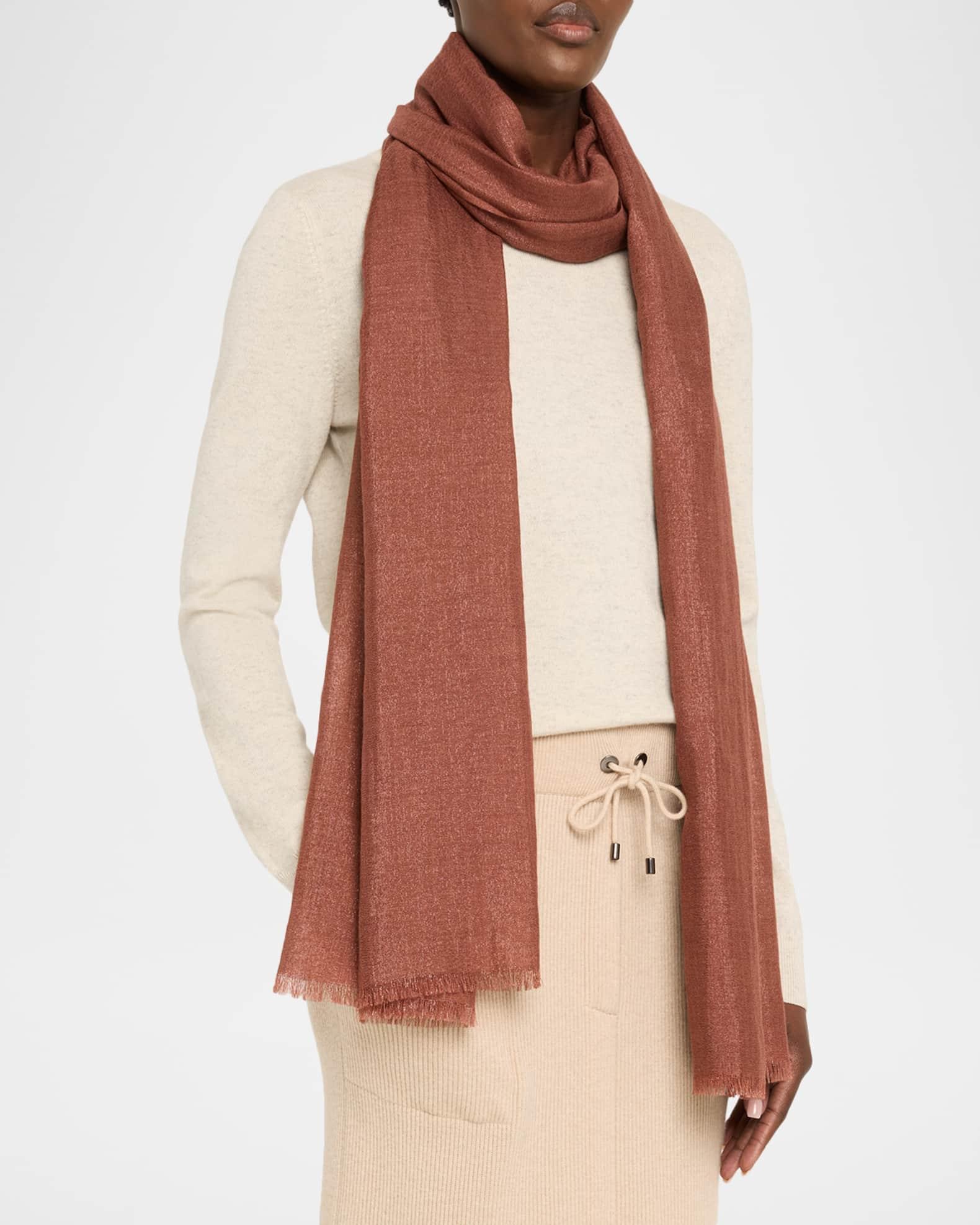 Cashmere & Silk Lurex Scarf Product Image