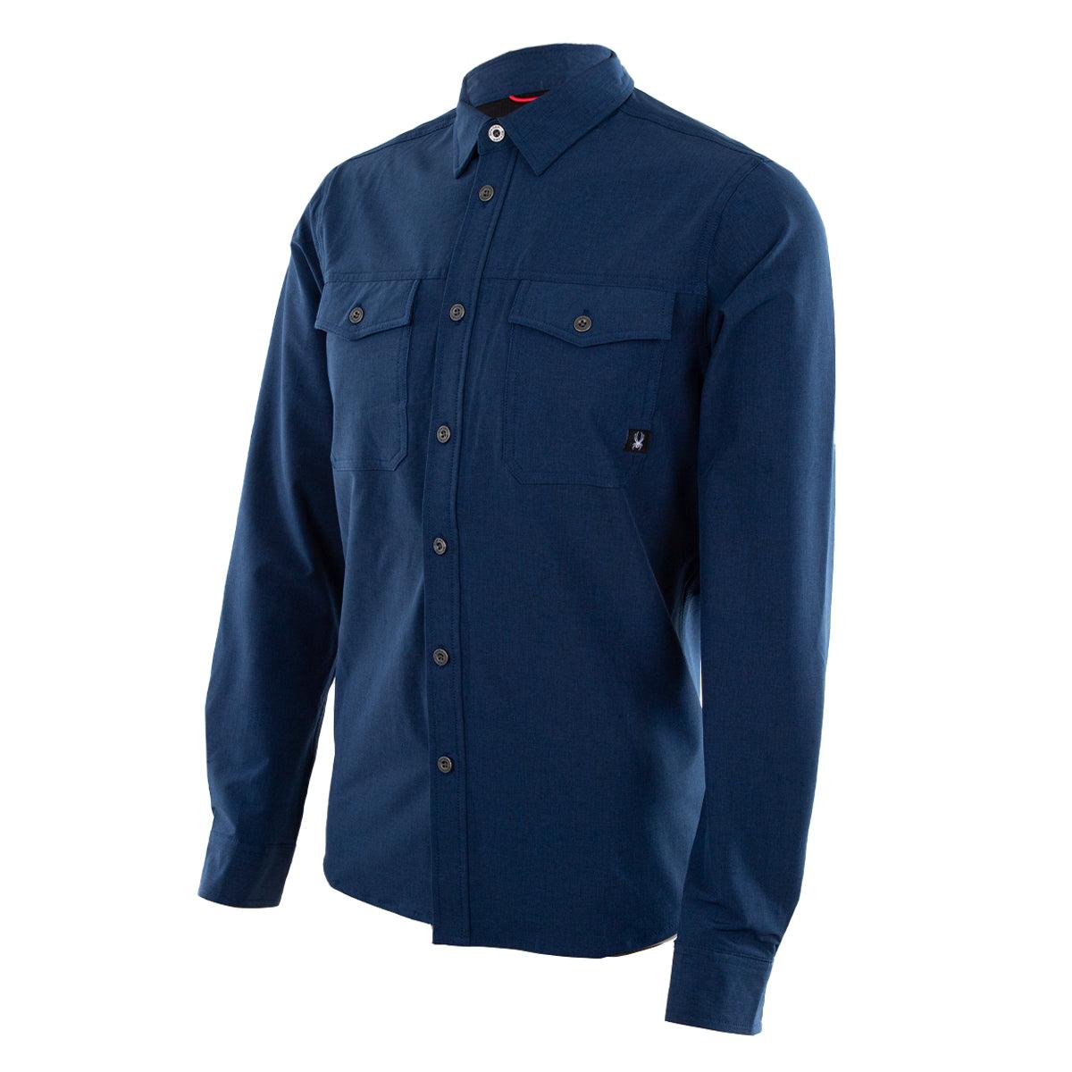 Spyder Men's Melange Long Sleeve 2 Pocket Shirt Product Image
