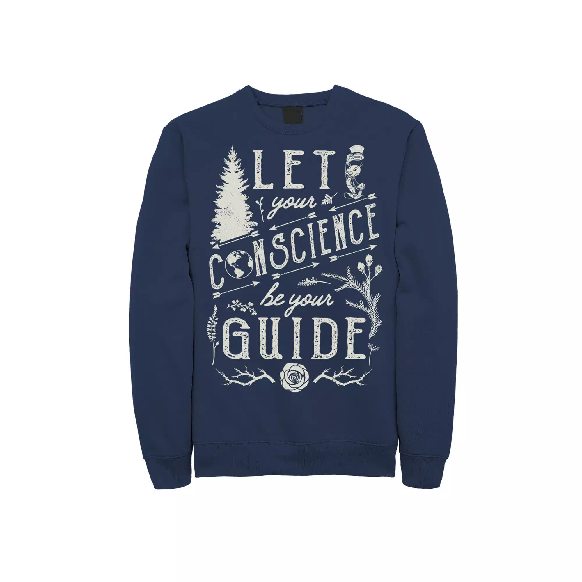 Disney's Pinocchio Let Your Conscience Be Your Guide Men's Sweatshirt,  Product Image