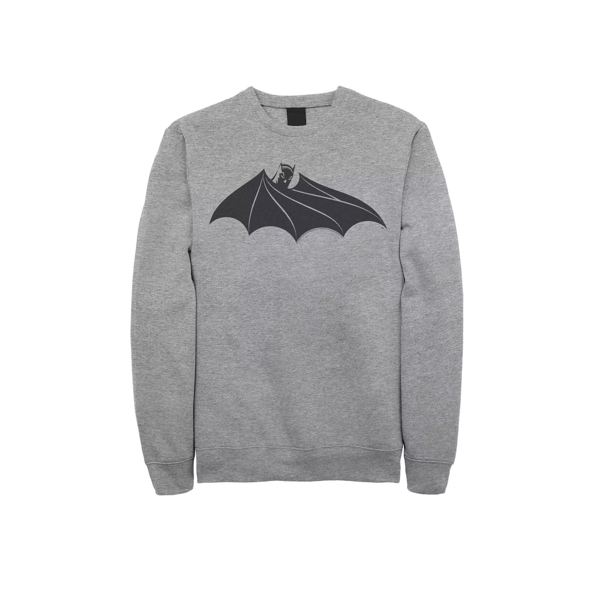 Men's DC Comics Batman Cloak Chest Logo Sweatshirt,  Product Image