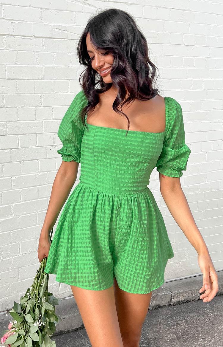 Delilah Green Playsuit Product Image