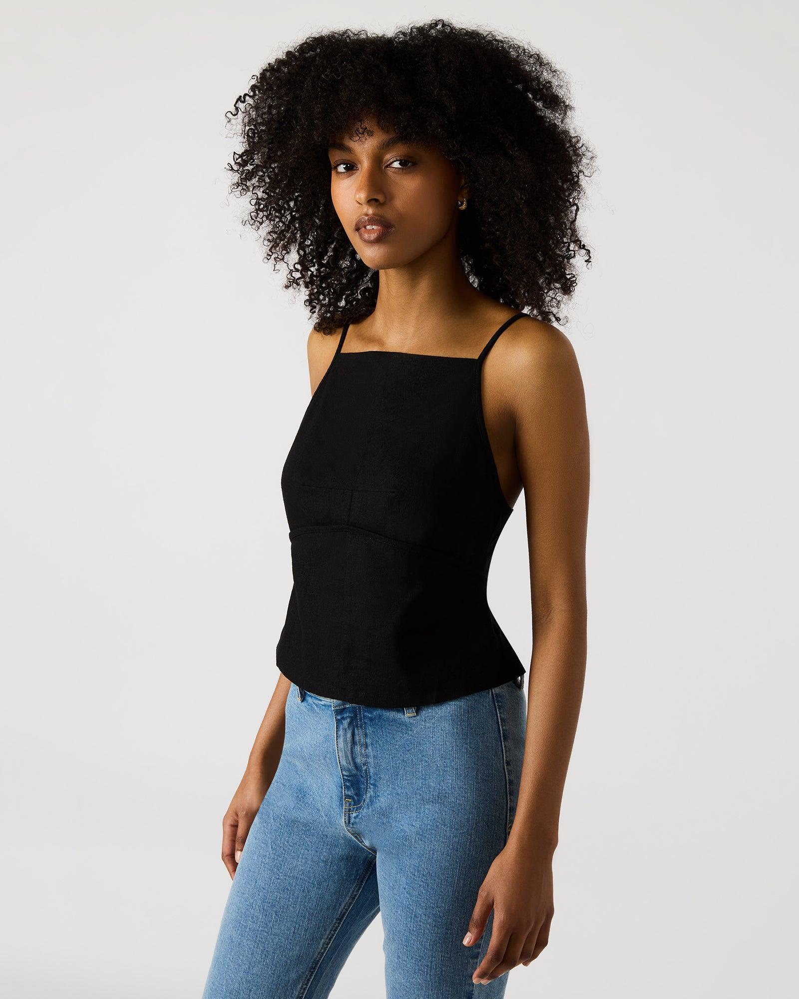 TIEGAN TOP BLACK Female Product Image