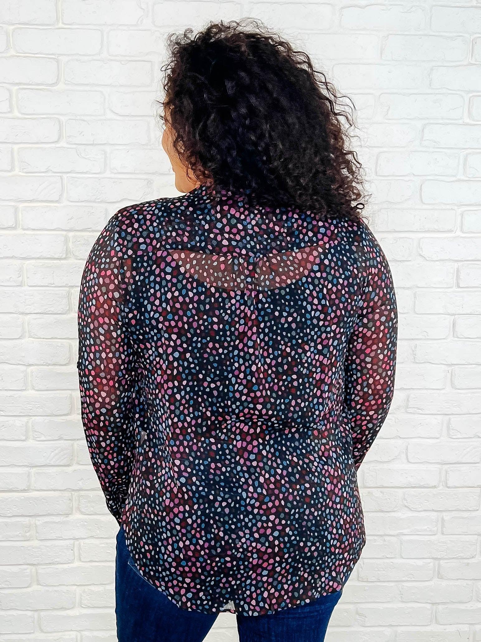 Bring the Warmth Color Block Cardigan Product Image