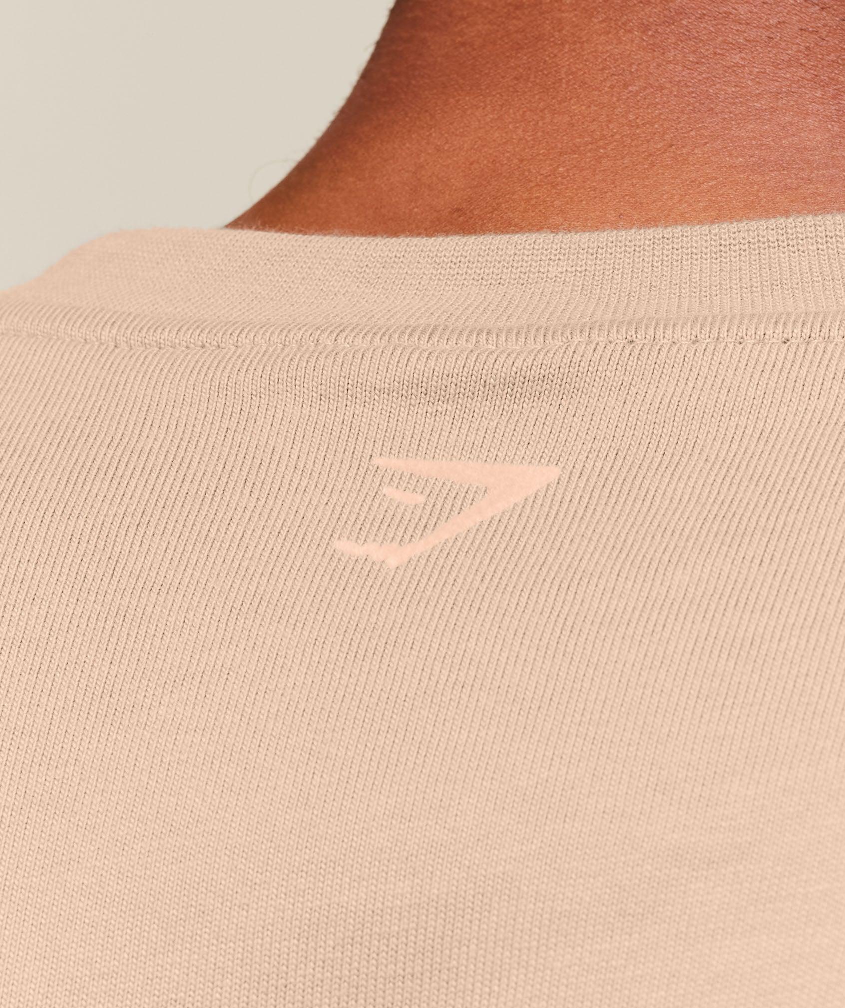 Gymshark GSLC T-Shirt - Cement Brown Male Product Image