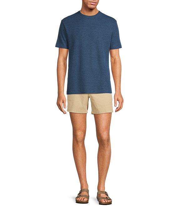 Roundtree & Yorke Short Sleeve Waffle Solid Crew T-Shirt Product Image