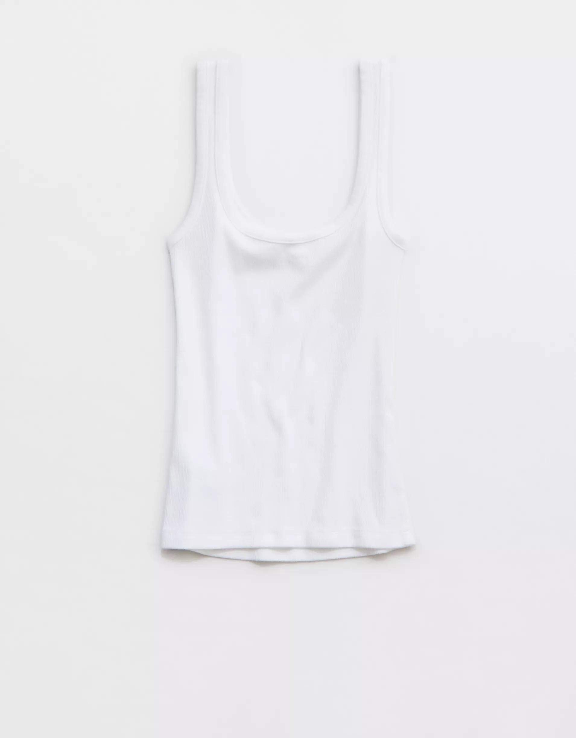 Aerie Double Scoop Neck Tank Top Product Image