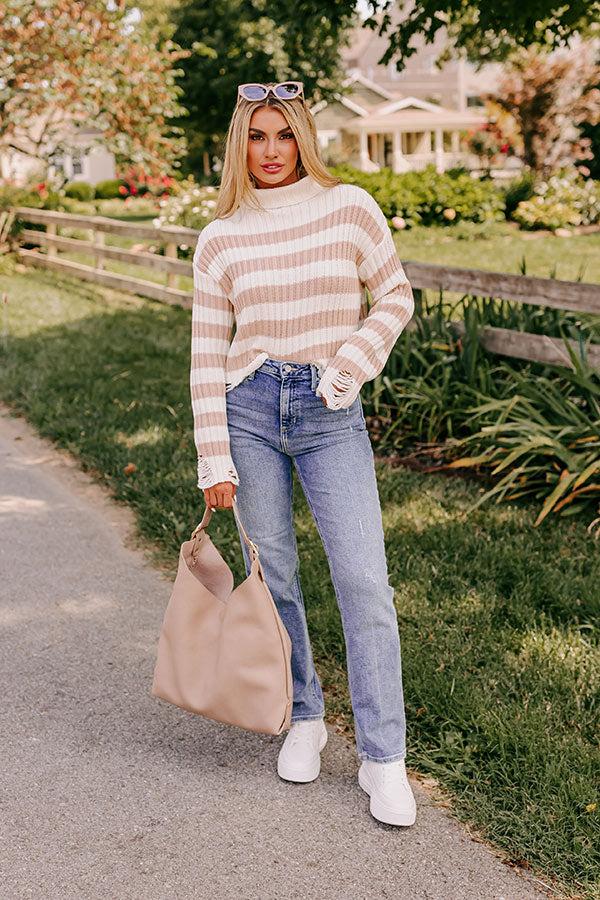 JUST USA Lillian High Waist Straight Leg Jean Product Image