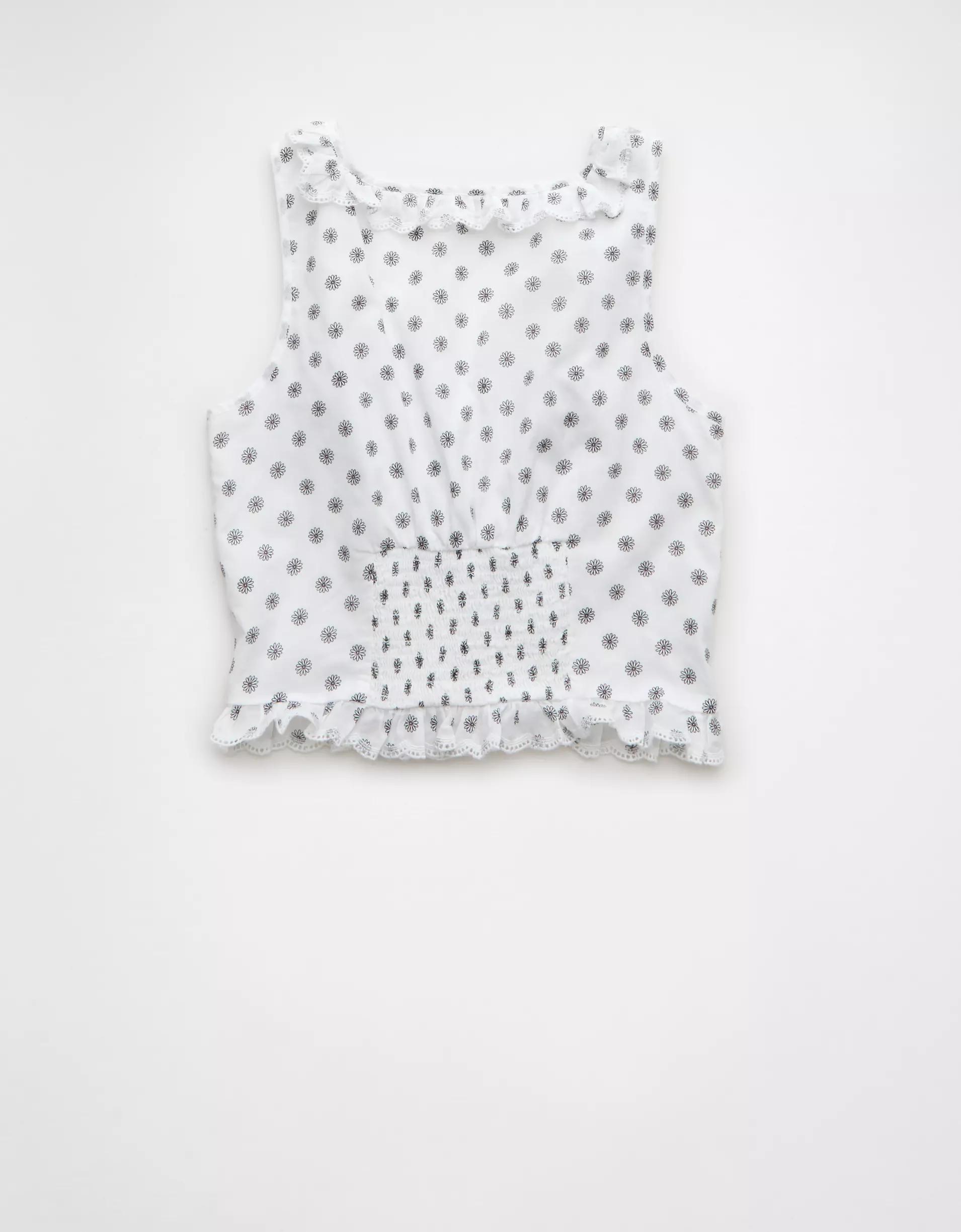 AE x The Summer I Turned Pretty Ruffle Corset Tank Top Product Image