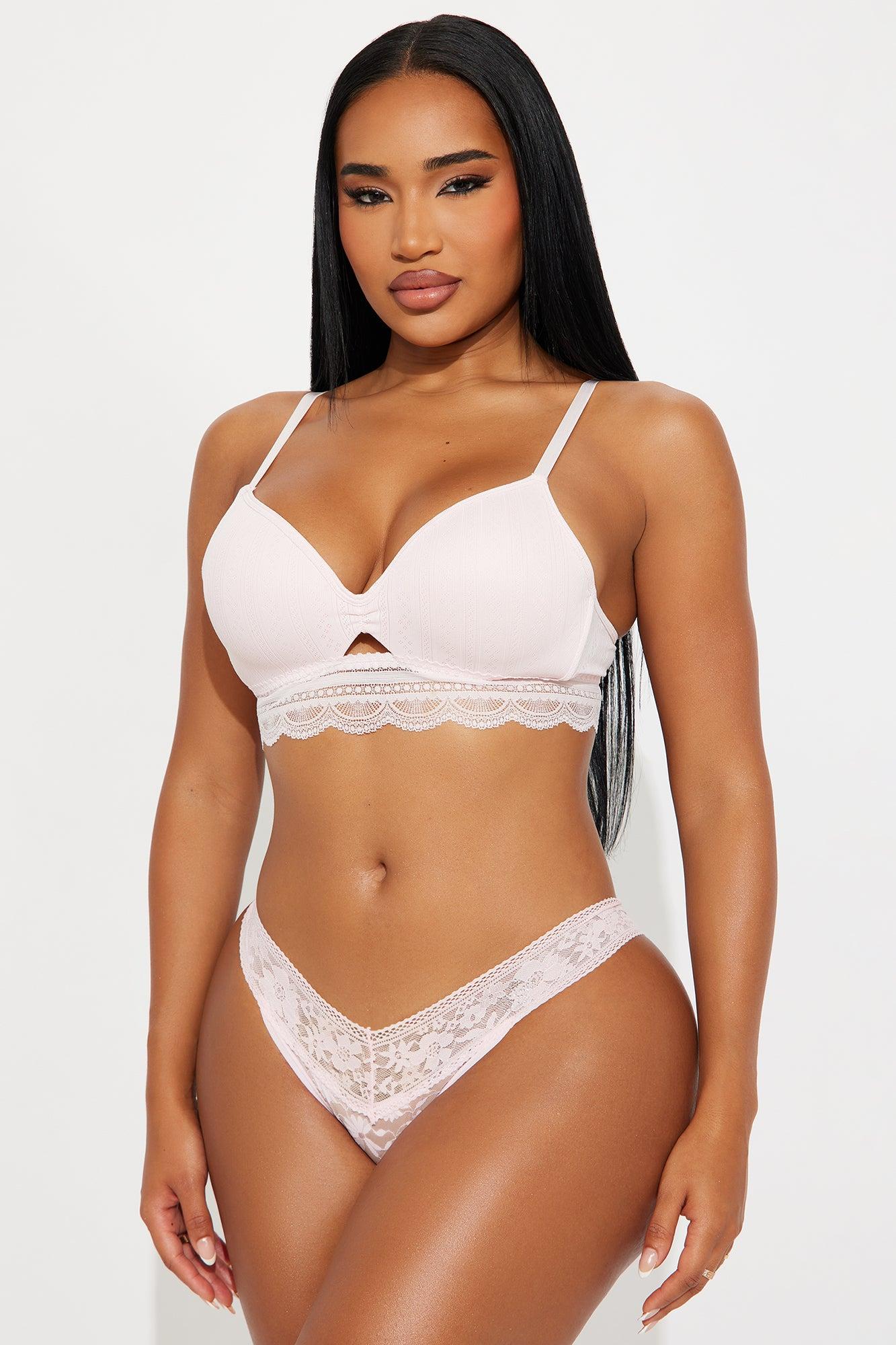 Hard To Forget 5 Pack Lace Thong Panties - Pink/combo Female Product Image