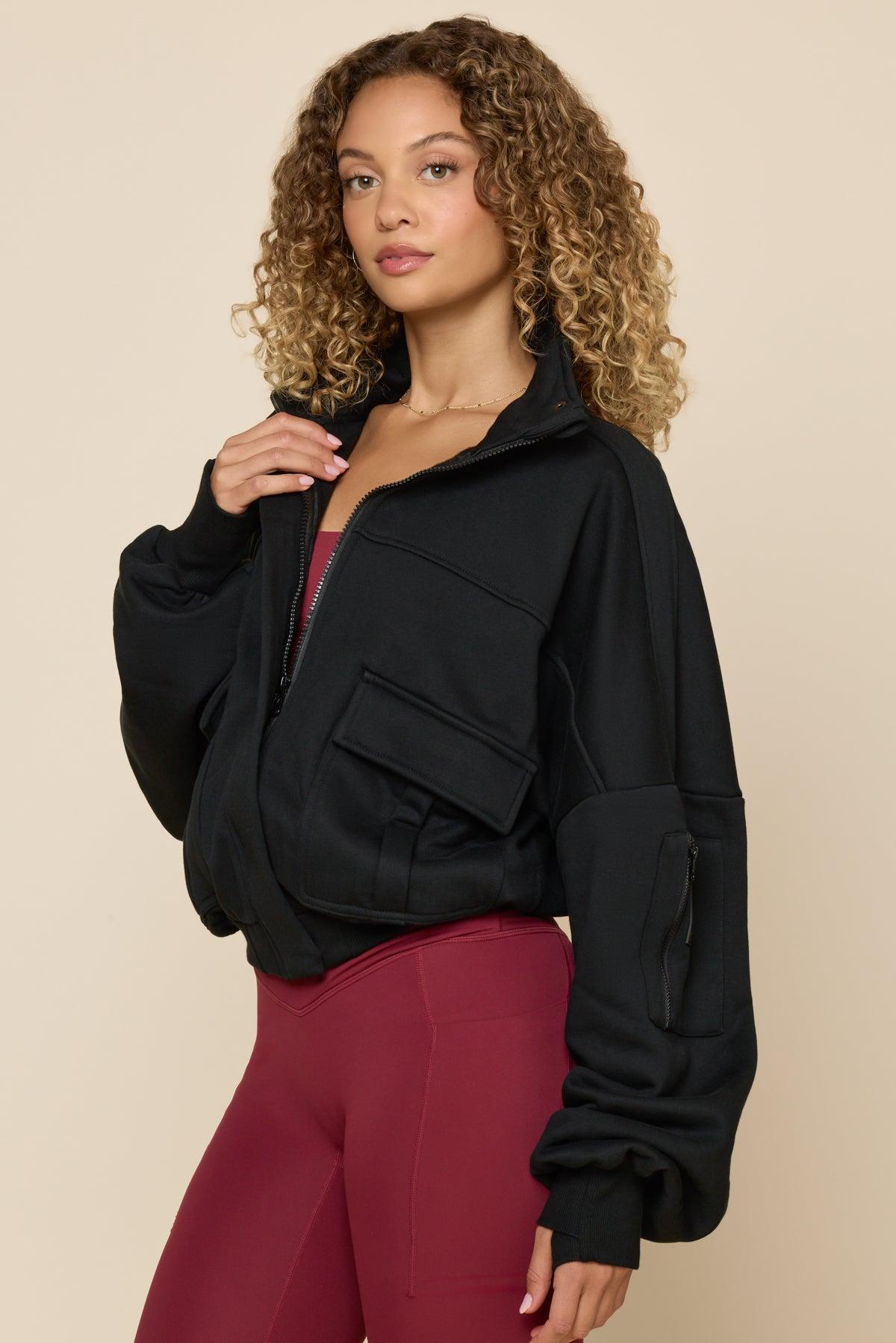 Cloud Bomber Jacket - Ivory Product Image