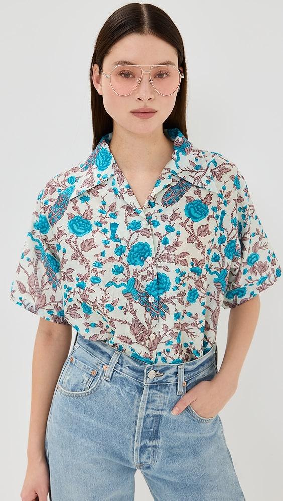Alix of Bohemia Stevie Peacock Plume Shirt | Shopbop Product Image