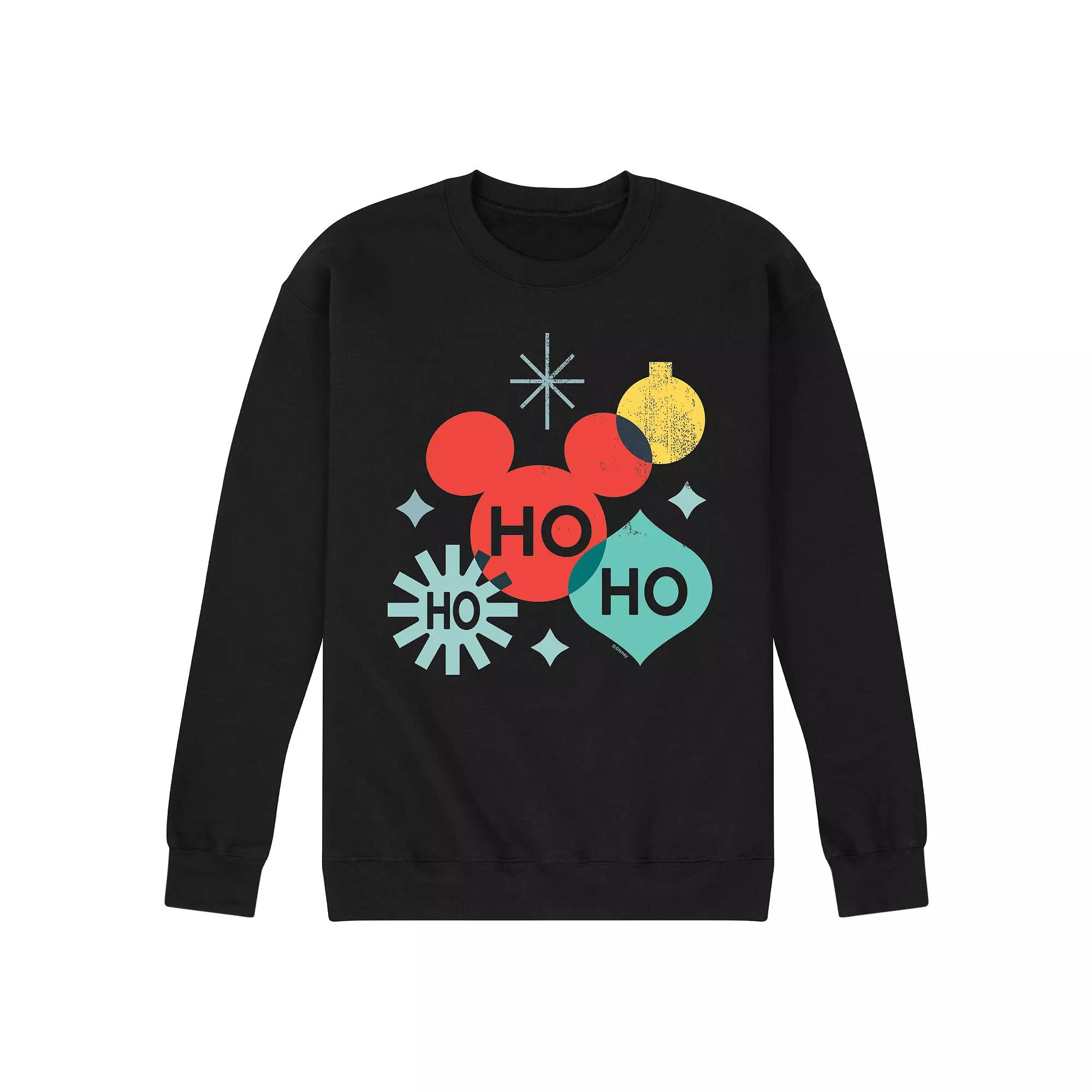 Disney's Men's Holiday Ho Ho Ho Shapes Fleece,  Product Image