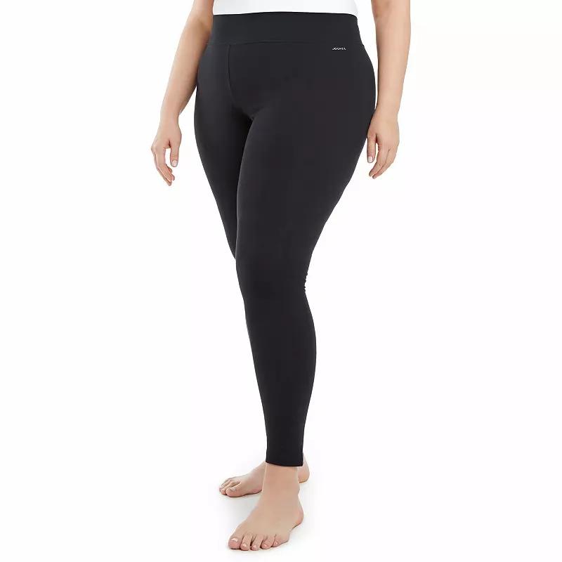 Plus Size Jockey Sport® Core Ankle leggings, Women's, Size: 3XL, Grey Product Image