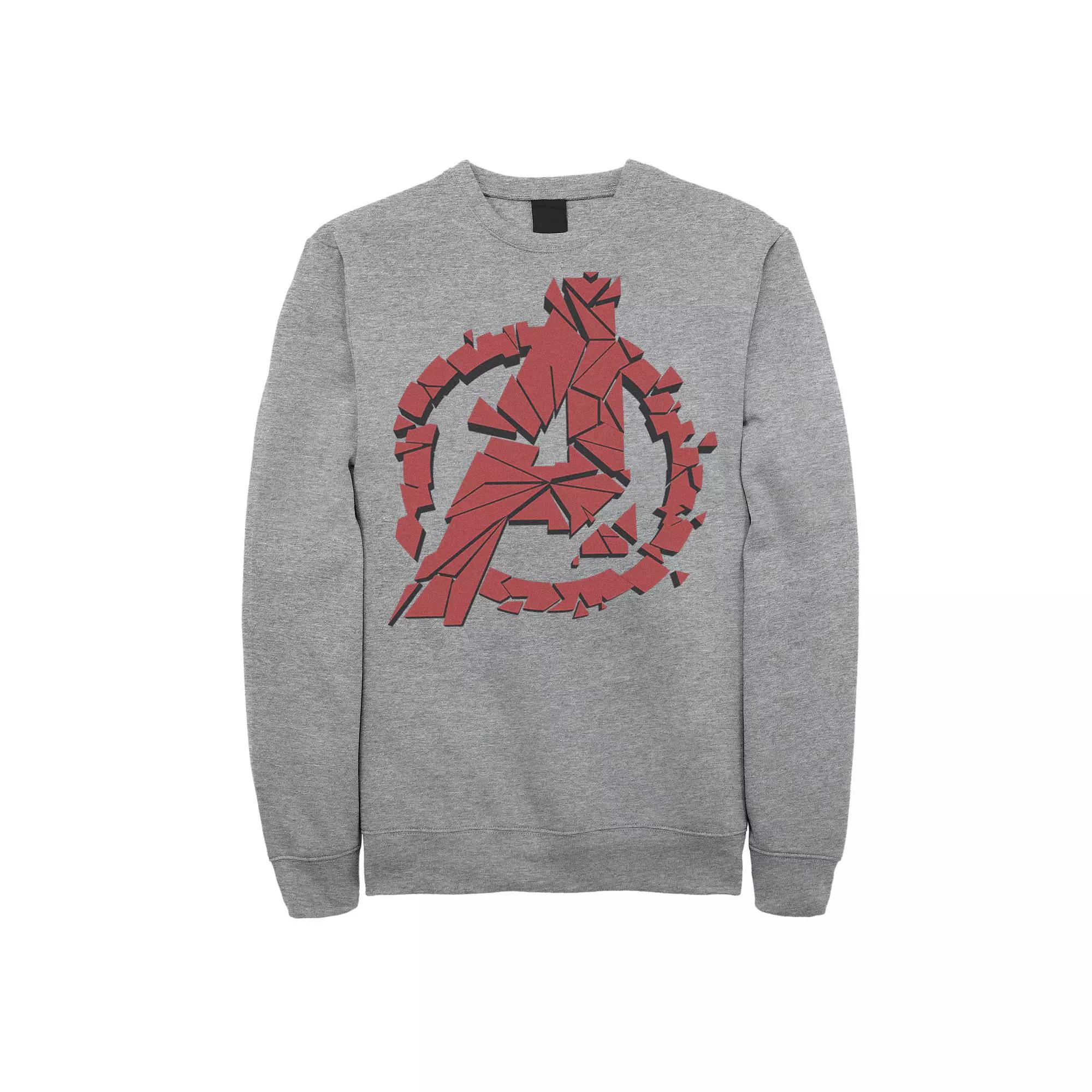 Men's Marvel Avengers Endgame Shattered Logo Sweatshirt,  Product Image