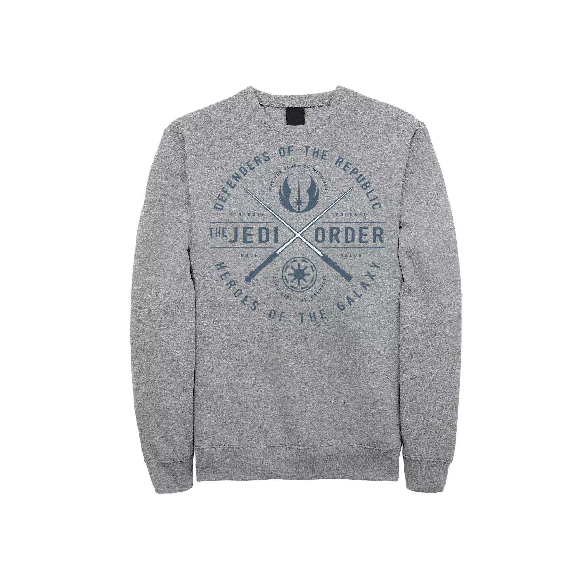Big & Tall Star Wars Sabers Emblem Fleece Sweatshirt, Men's,  Product Image