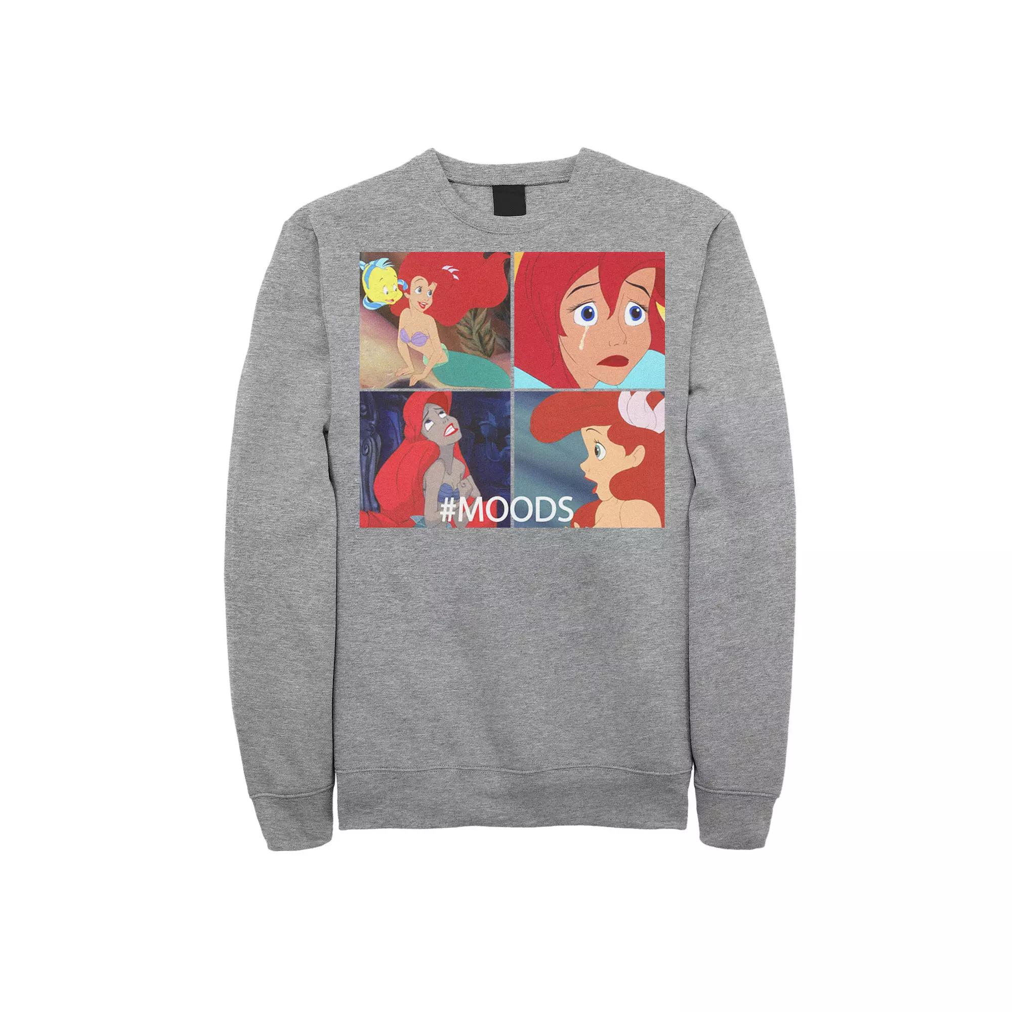 Disney's The Little Mermaid Ariel Men's Mood Panels Sweatshirt,  Product Image