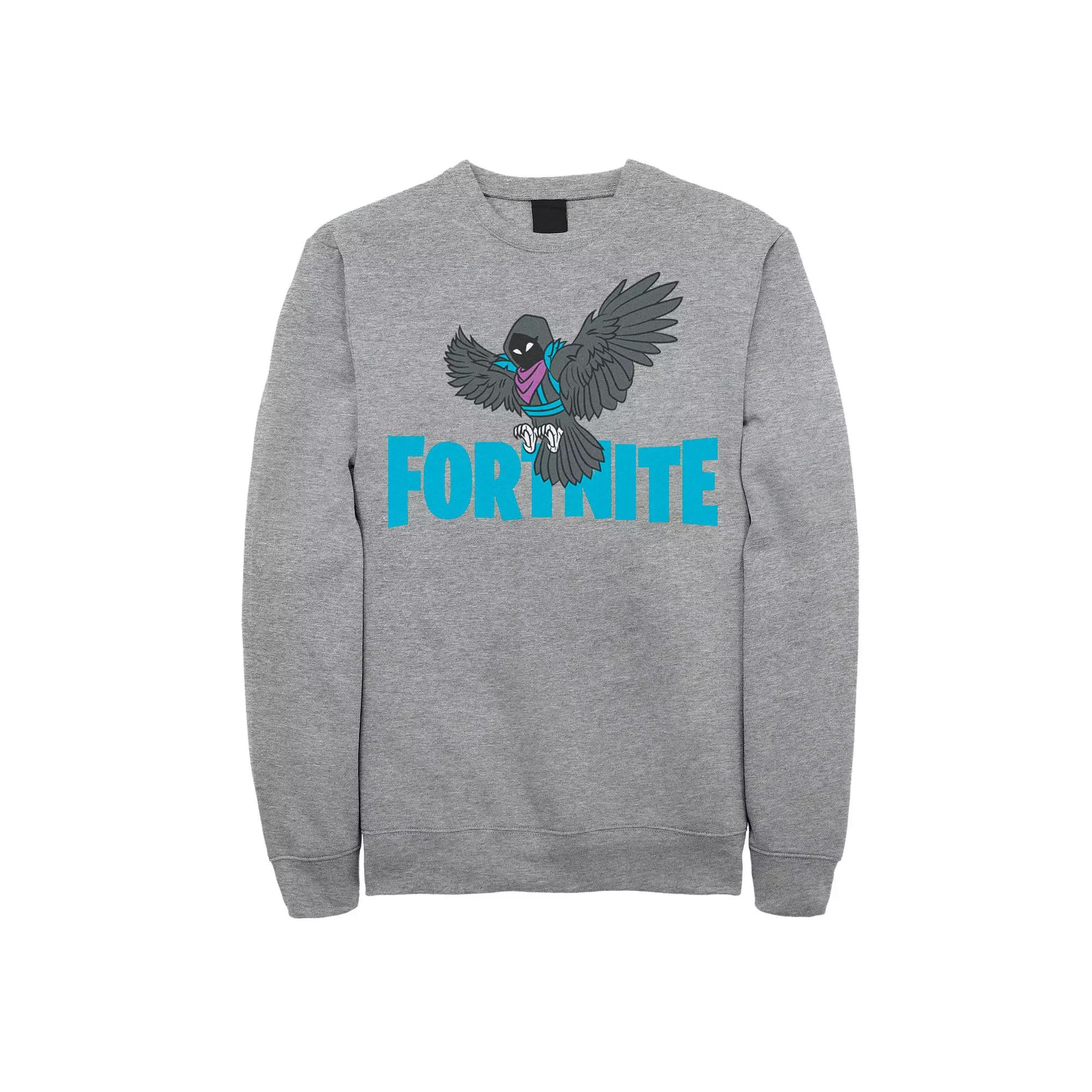 Big & Tall Fortnite Raven Logo Fleece Graphic Pullover, Men's,  Product Image