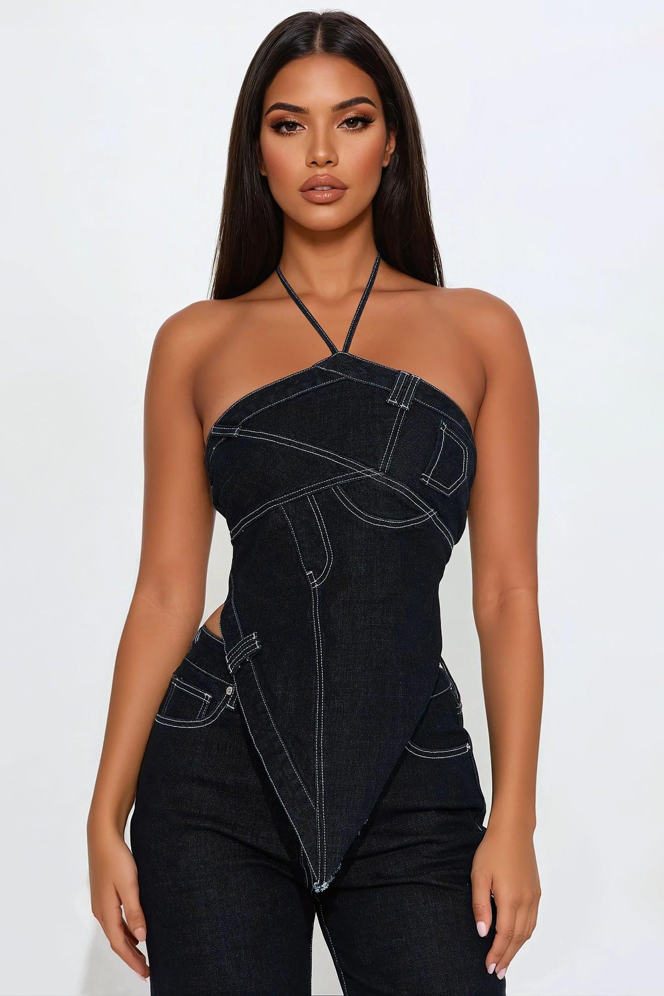 Next Level Denim Pant Set - Dark Wash Product Image