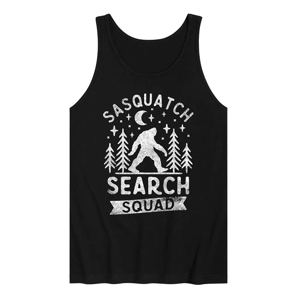 Men's Sasquatch Search Squad Graphic Tank Top,  Product Image