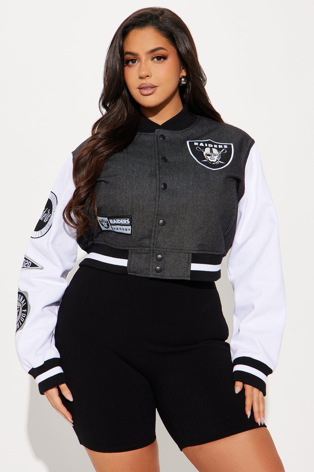 Raiders Home Game Jacket - Black Wash Product Image