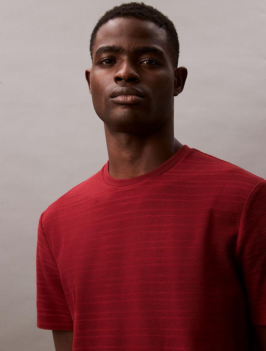 Stripe Jacquard Classic T-Shirt Product Image