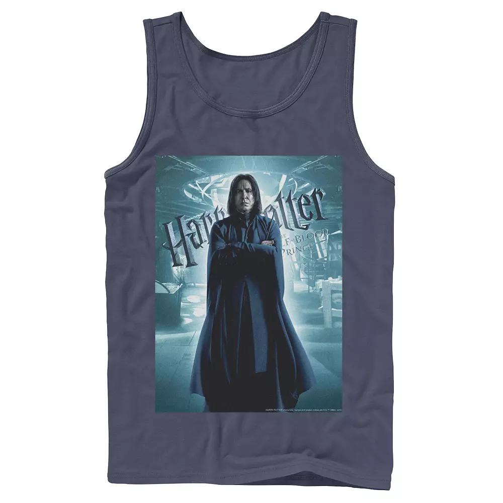 Men's Harry Potter Half-Blood Prince Snape Character Poster Graphic Tank Top,  Product Image