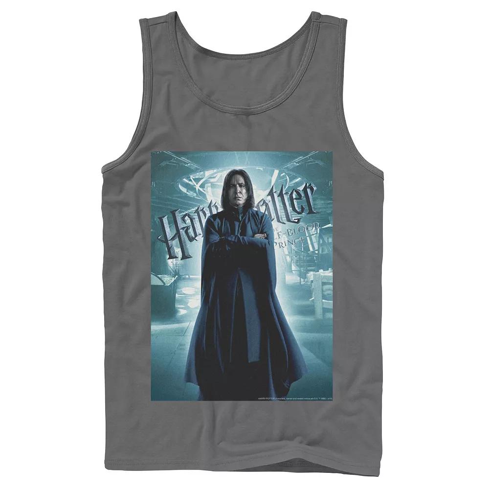Men's Harry Potter Half-Blood Prince Snape Character Poster Graphic Tank Top,  Product Image