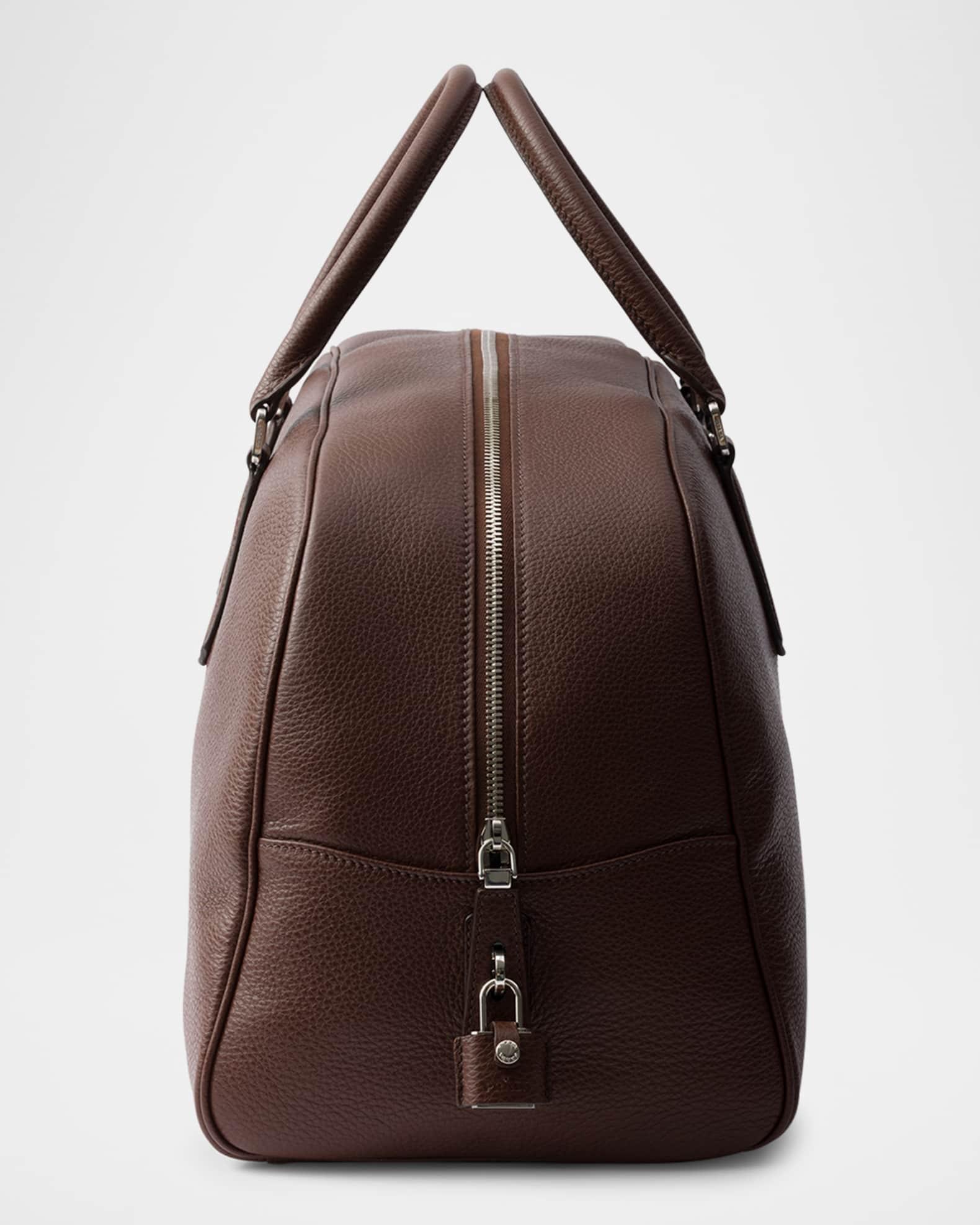 Triangle Leather Duffle Bag Product Image