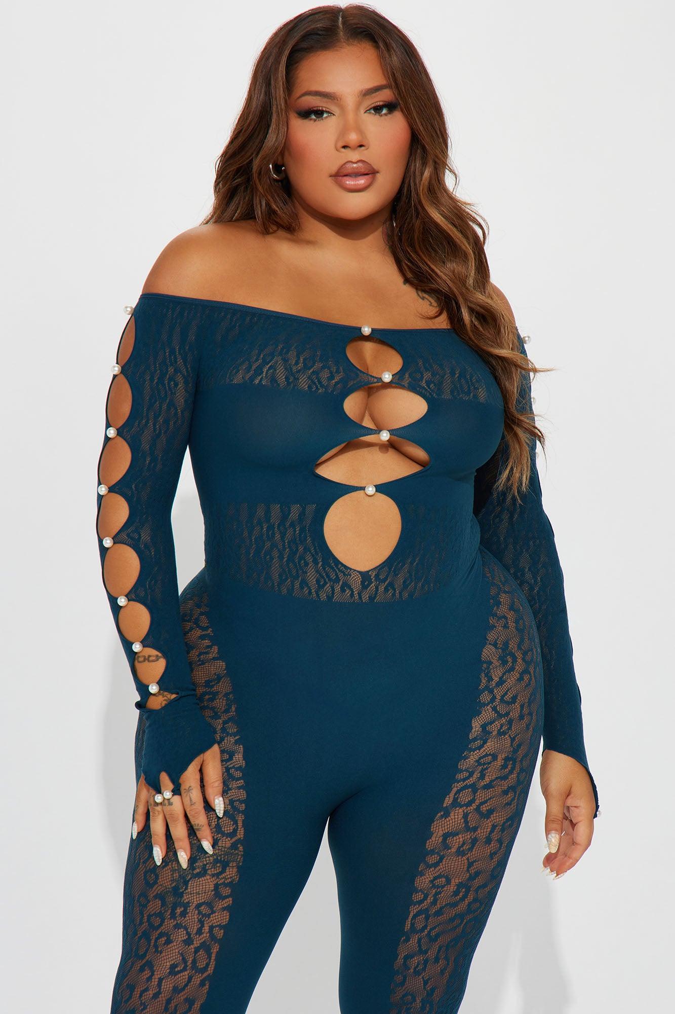 Sierra Seamless Jumpsuit - Teal Product Image