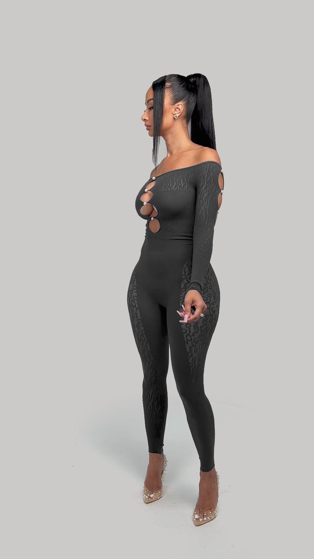 Sierra Seamless Jumpsuit - Black Product Image
