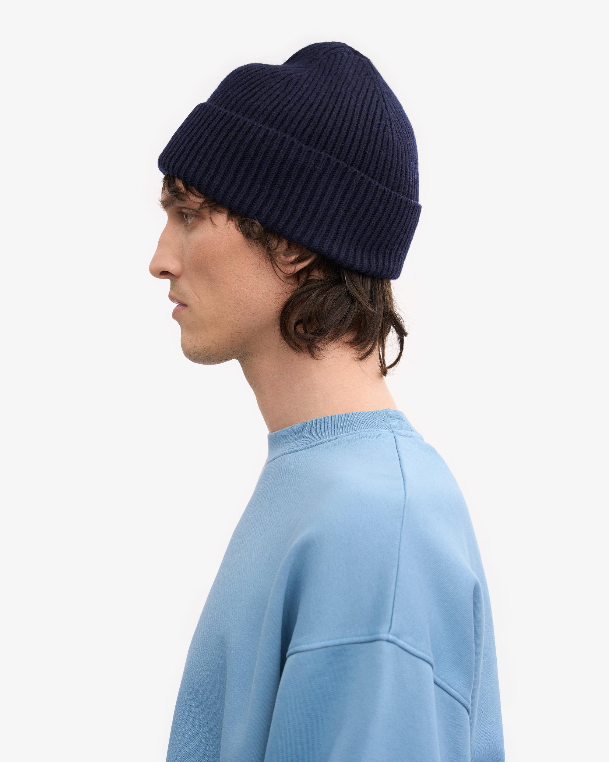Merino Wool Beanie - Scarlet Red Product Image