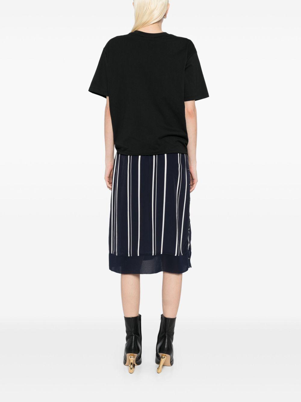 Draped T-shirt Slip Combo dress Product Image