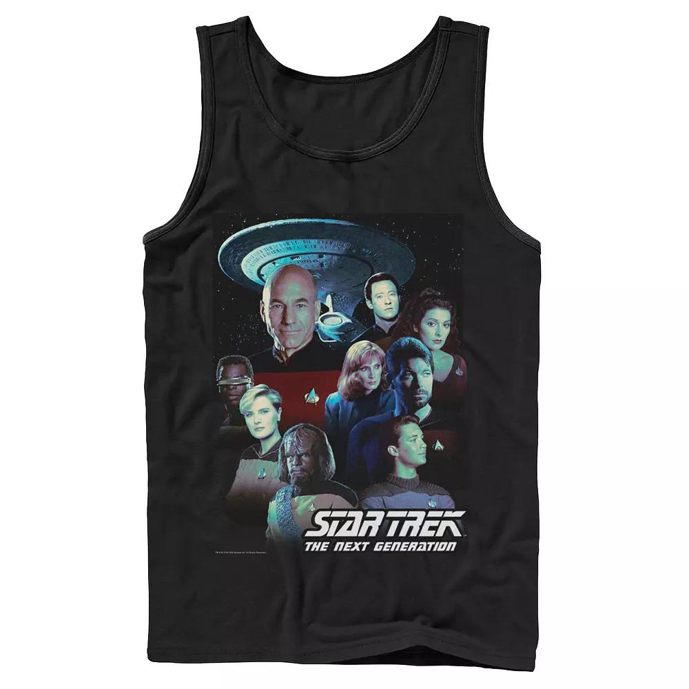 Men's Star Trek Next Generation Crew Portraits Tank Top,  Product Image