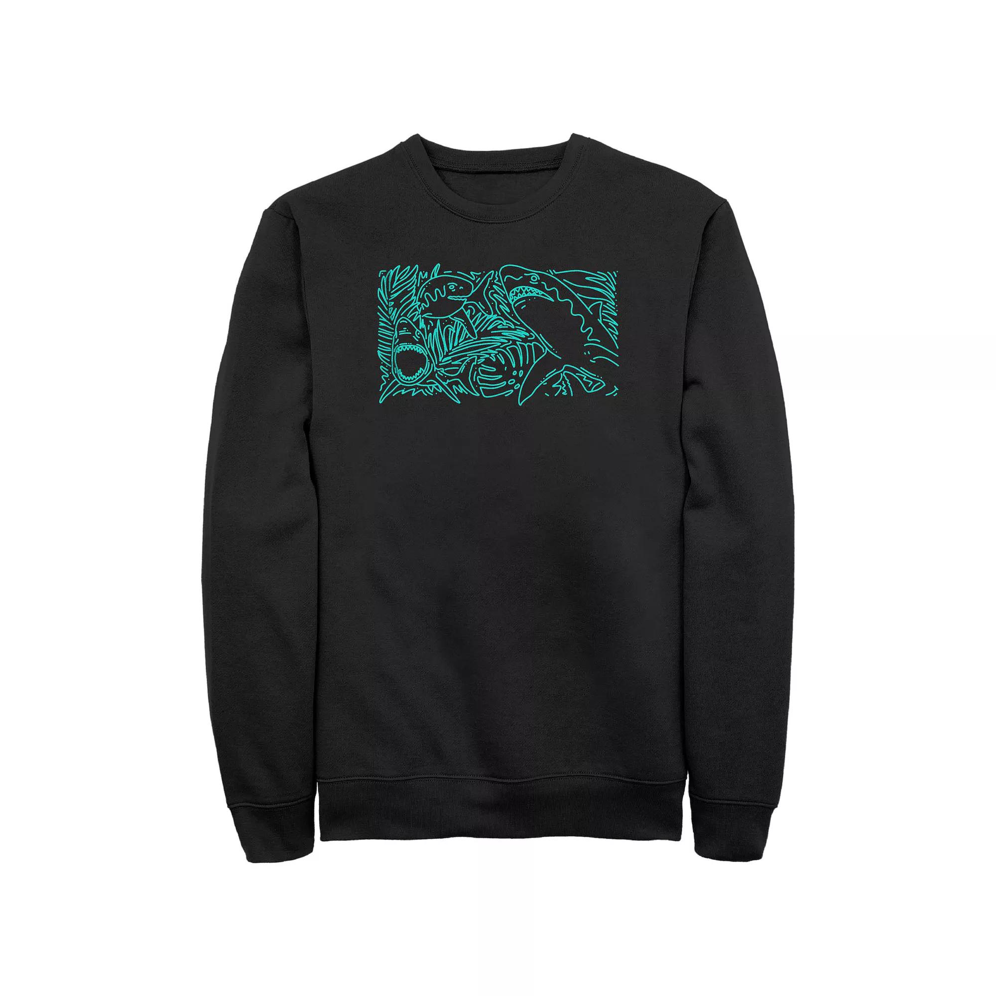 Men's MTV Music Television Halloween Jack-o'-lantern Logo Sweatshirt,  Product Image