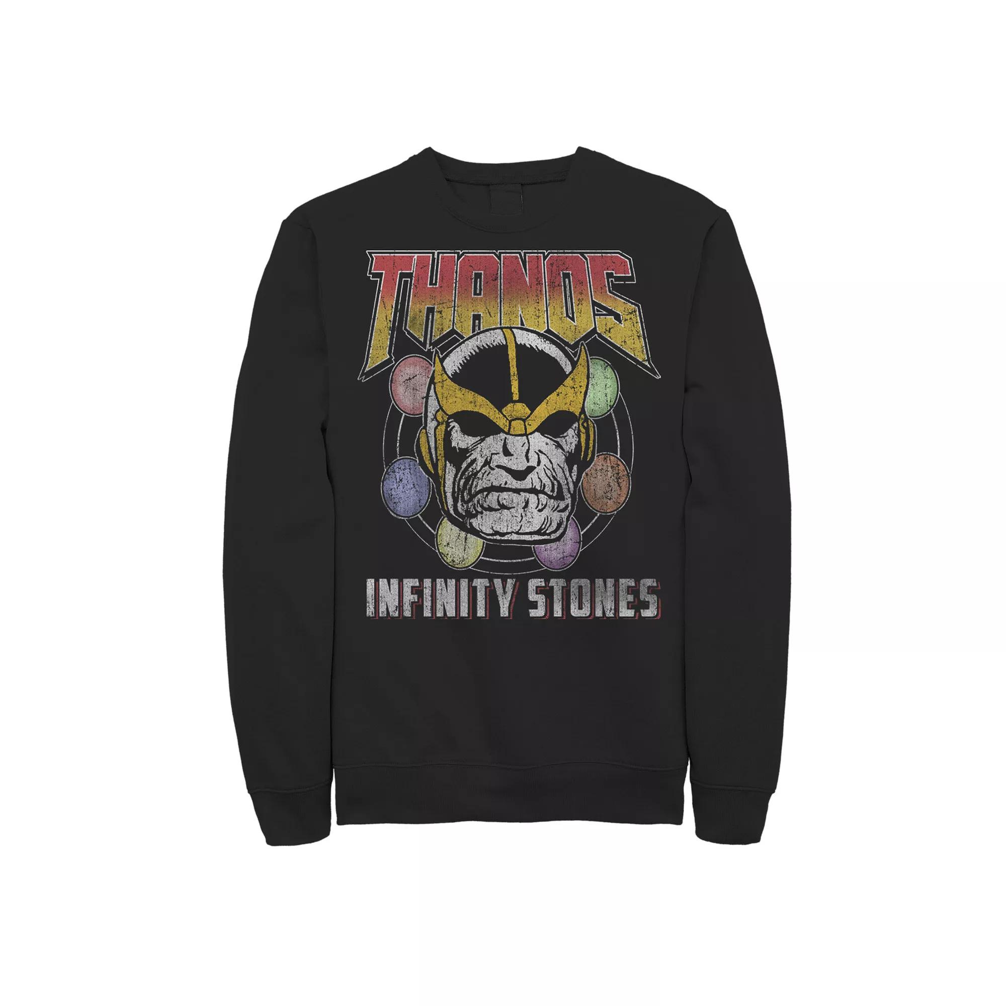 Men's Marvel Vintage Rock Thanos Sweatshirt,  Product Image