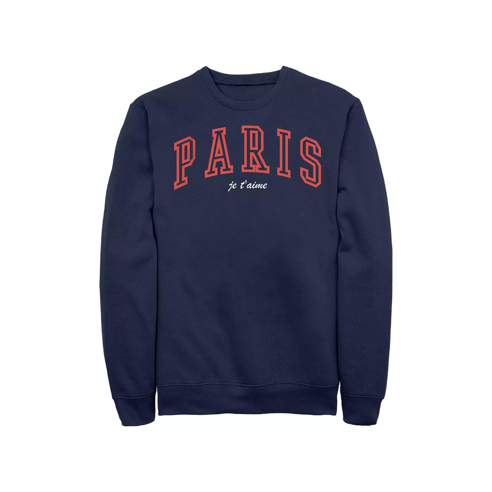 Men's Paris Je T'Aime Fleece,  Product Image