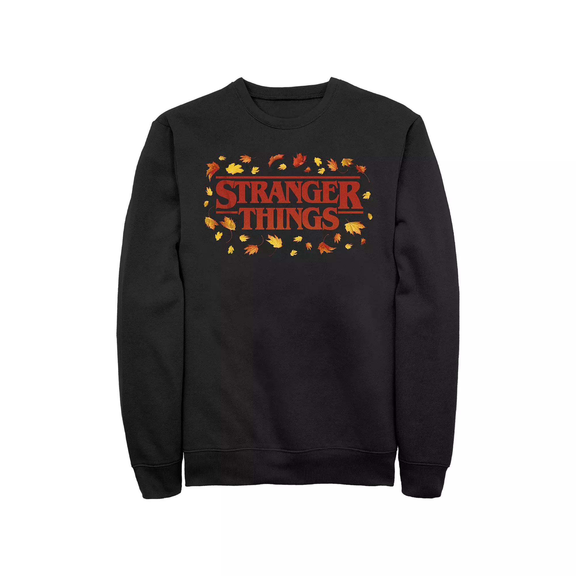 Men's Stranger Things Autumn Title Logo Graphic Fleece,  Product Image