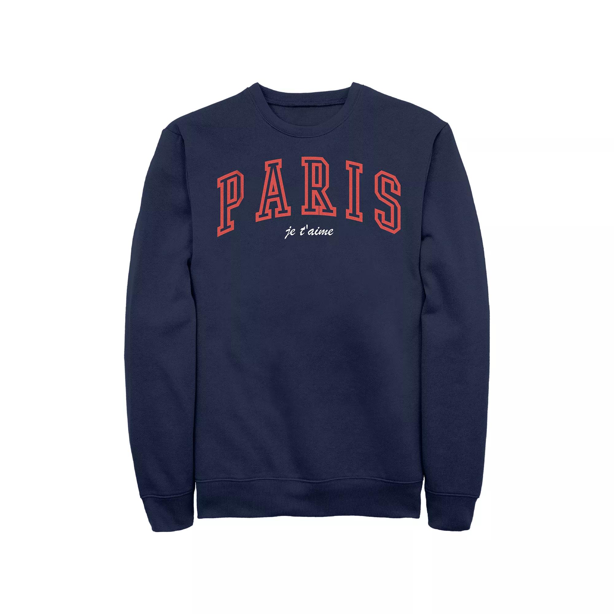 Men's Paris Je T'Aime Fleece,  Product Image