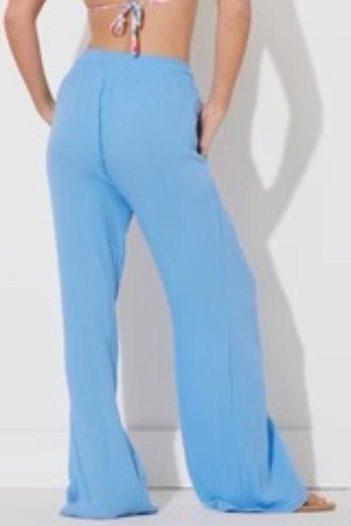 Gauze Wide Leg Pant Product Image