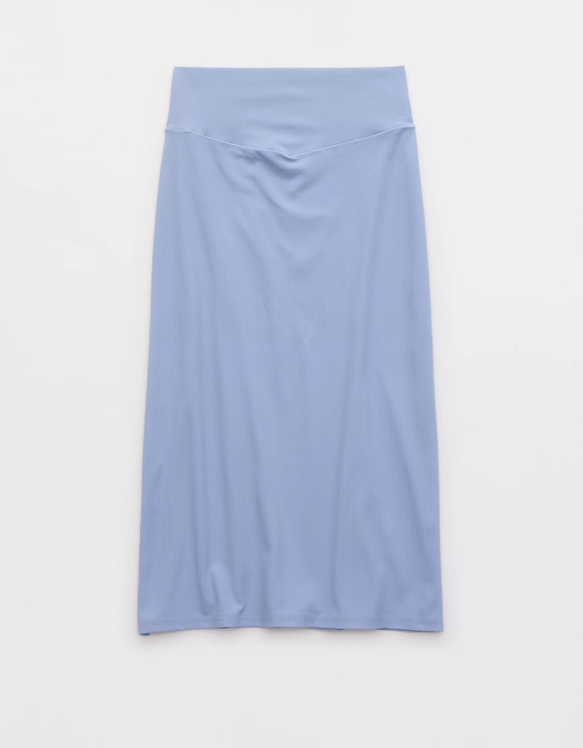 OFFLINE By Aerie Real Me XTRA Ribbed Midi Skirt Product Image