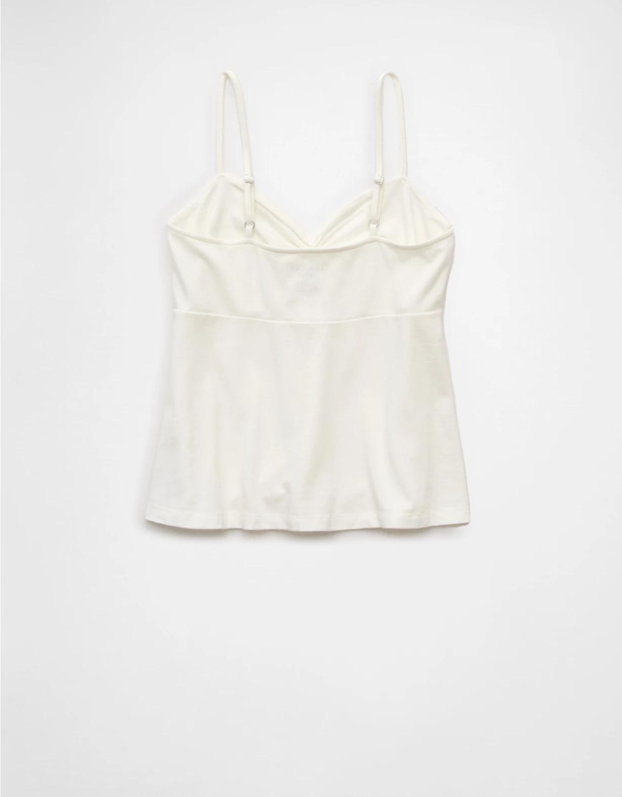 AE Cinched Sweetheart Babydoll Tank Top Product Image