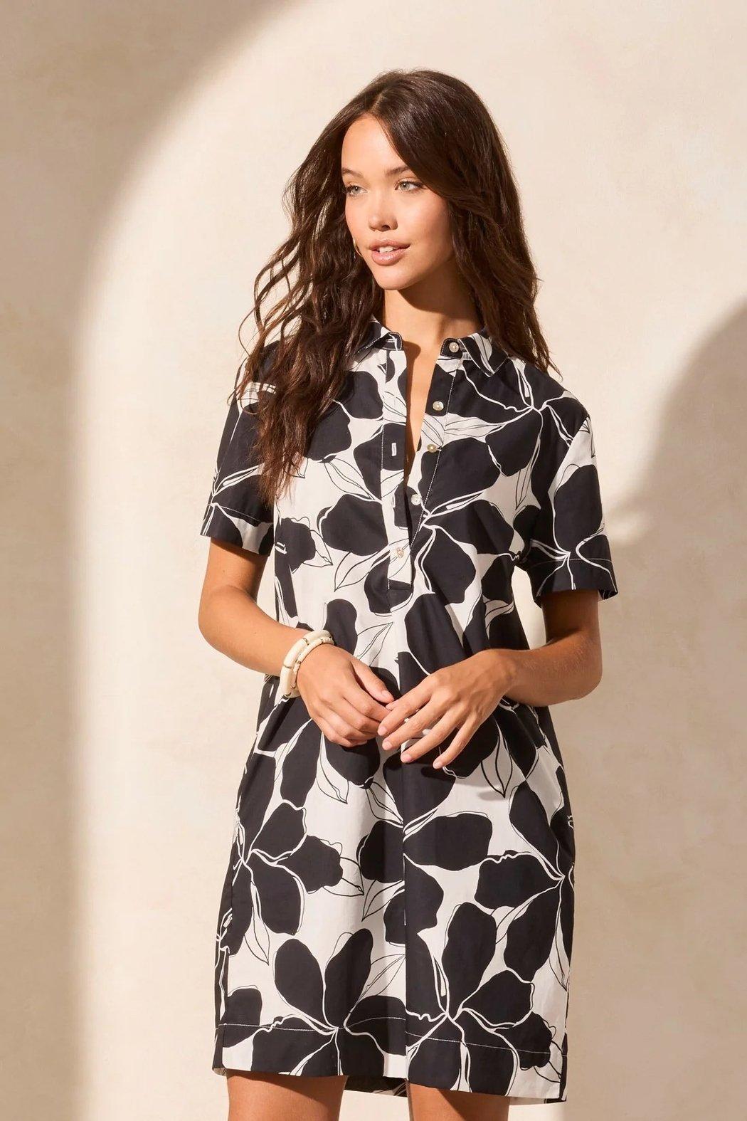 Polo Collar Dress Product Image