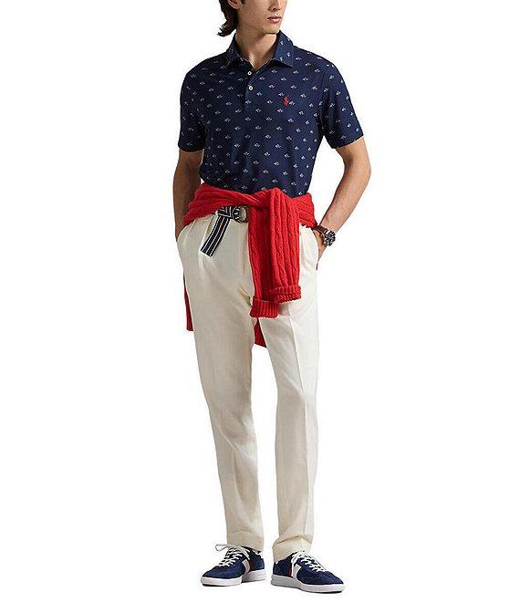 Polo Ralph Lauren Classic Fit Performance Stretch Logo Print Short Sleeve Polo Shirt Product Image