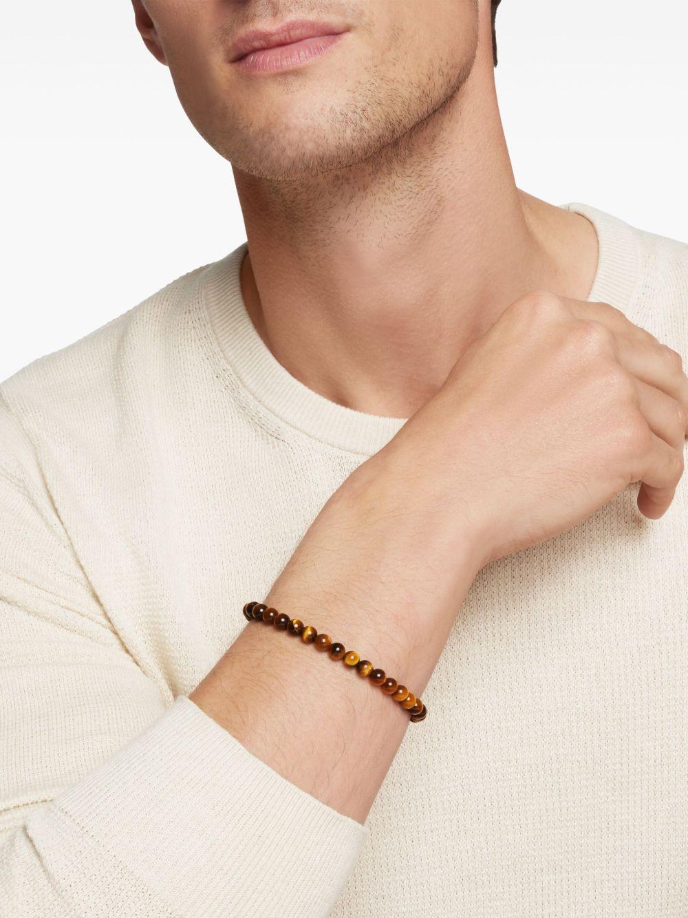 sterling silver Spiritual Beads bracelet (8mm) Product Image