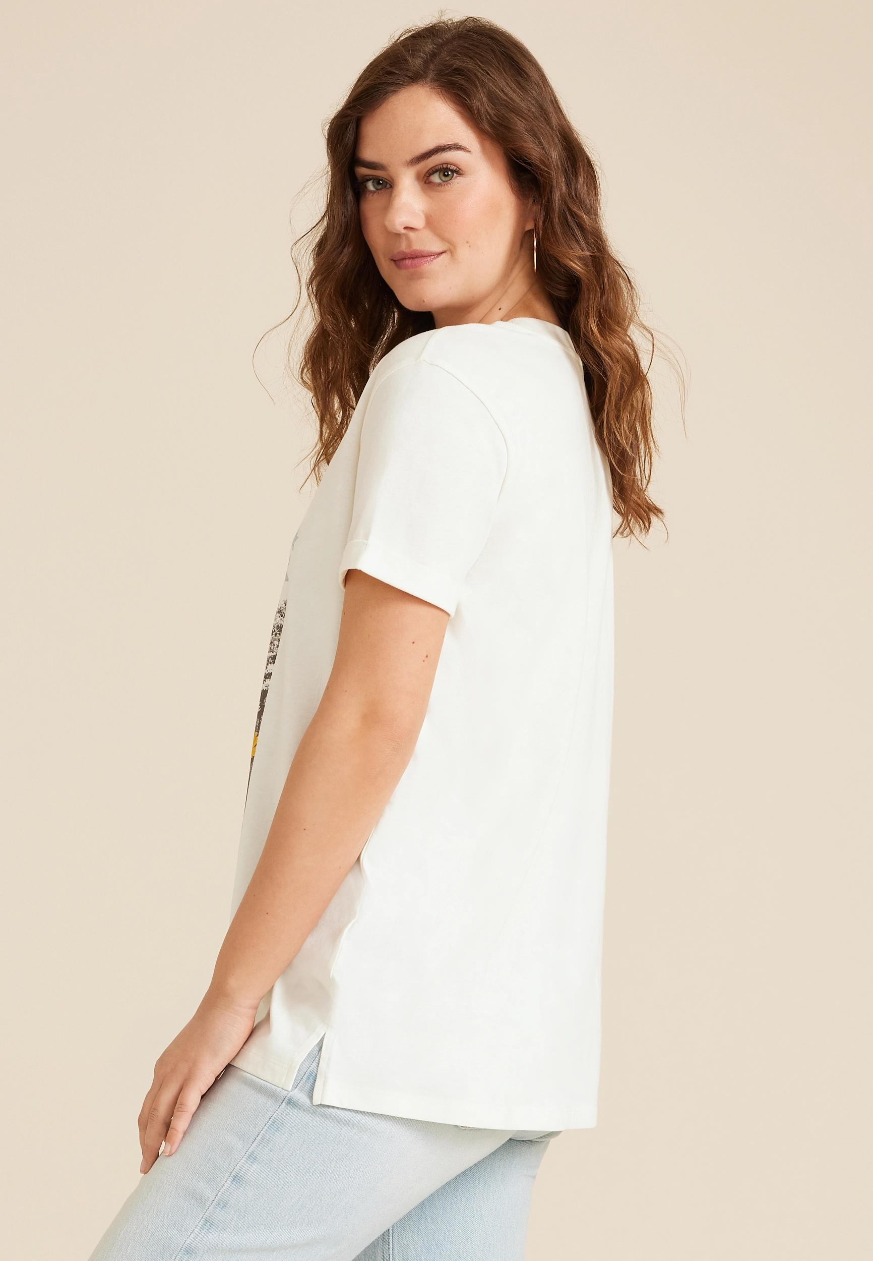 Maurices Womens XX Large Size Support Your Local Farmers Oversized Fit Graphic Tee Product Image